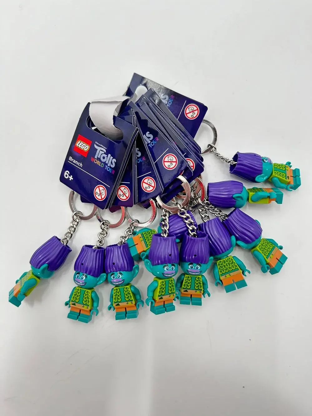 LEGO® Trolls Branch Key Chain - 854004 - Set of 10